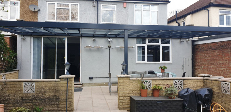 Canoports Simplicity Xtra Veranda Installation North London